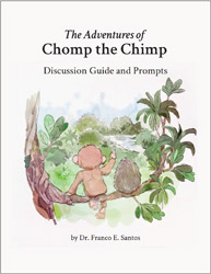 The Chomp the Chimp Series Discussion Guide provides book synopses and guided discussion questions for home, school, library or clinical settings
